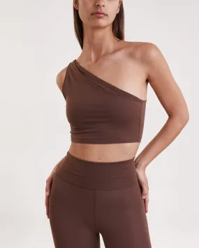 Ragdoll LA   Top One shoulder Brown 